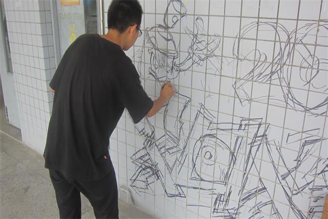 【设计学院】粉墙正梳妆———设计学院学风建设月之瓷砖画比赛