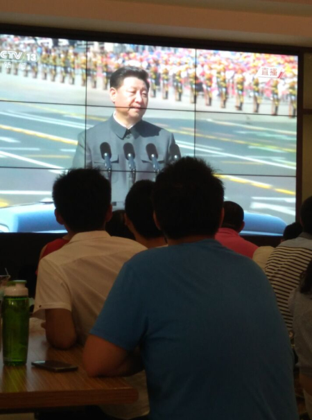 【药学院】纪念抗战胜利日，再现浓浓爱国情
