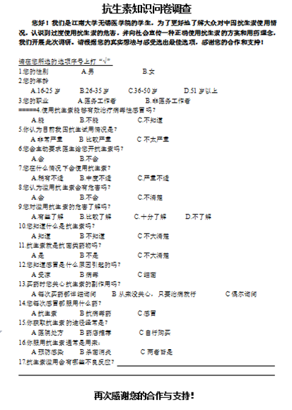 【医学院】了解抗生素的危害，正确规范使用药物III