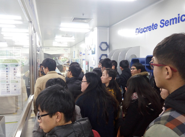 【物联网学院】物联网工程学院“英飞凌”卓越工程师训练营进企业参观实践