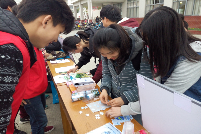 【物联网学院】“节水、爱水，从珍惜每一滴水做起”——江大物联青协开展校内外“世界水日”活动